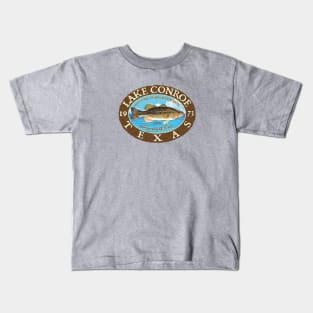 Lake Conroe, Texas, Largemouth Bass Kids T-Shirt